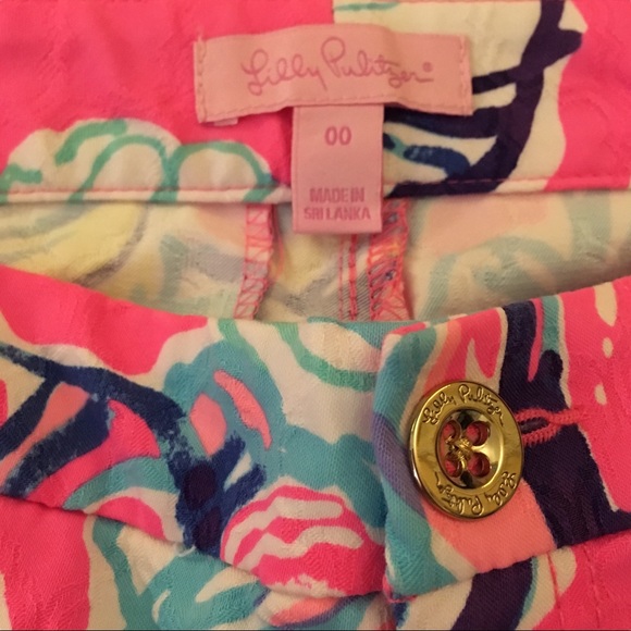 NWOT Lilly Pulitzer Kelly Ankle Skinny Pants 00 - Picture 2 of 5